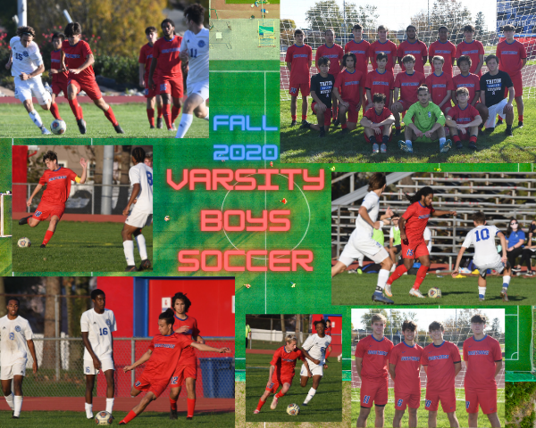 Varsity Boys Soccer 2020 